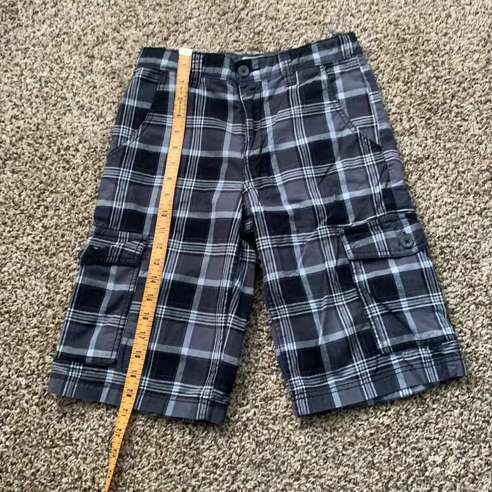 Old Navy Cotton Cargo Shorts Boys Size 14 pair of 2